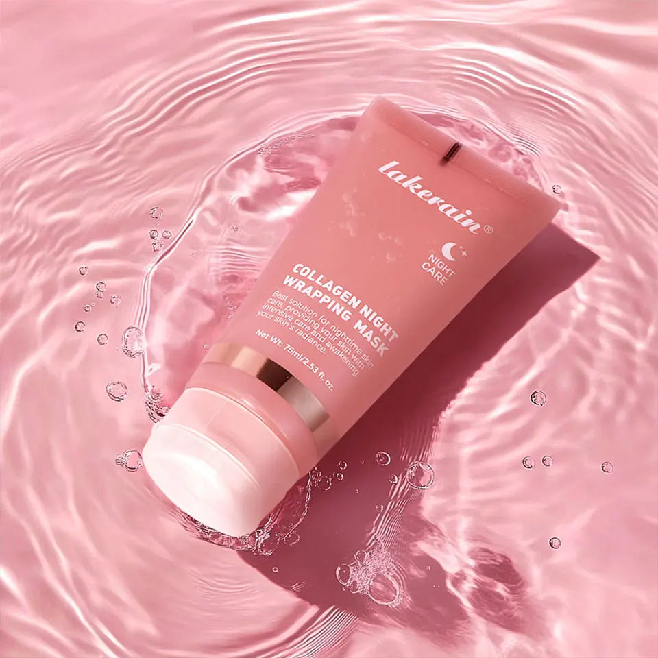 pink color with cover , gold label 